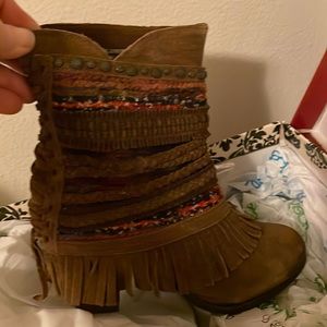 Naughty Monkey Leather Boho boot